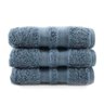 Toalha De Rosto 100% Algodão Egípcio Azul - Buddemeyer, Cor: Azul, Tamanho: 48x90 - 1