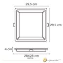 Ver imagem 4 de Painel de Embutir Led Branco Recuado 29,5x29,5 Bivolt 24w