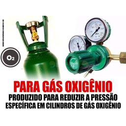 Manômetro Regulador Pressão para Cilindro de Oxigênio Ro-150 - 2