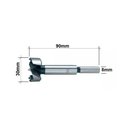 Ver imagem 5 de Broca Forstner para Madeira Diâmetro 30x90mm D-42260 Makita