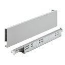 Ver imagem 1 de Gaveta Metálica Baixa (30kg) 89x500mm Invisa Slim Soft Close Cinza Hafele 01 Conjunto