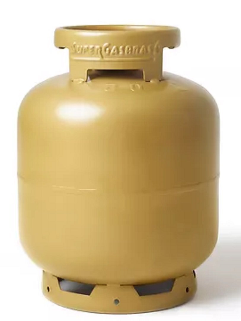botija de gás botijão vazio sem gás 13kg p13 supergasbras - 1