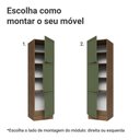 Ver imagem 5 de Paneleiro 60 Cm 3 Portas Vik Madesa Rustic/verde