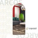 Ver imagem 3 de Espelho Grande Corpo Inteiro Decorativo Lapidado Moderno 90x40cm Luxo C/ Suporte