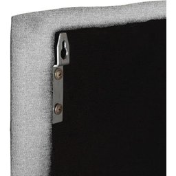 Cabeceira Estofada Bia 1.60 Cama Box Queen - Cinza Linho - 4