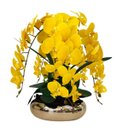Ver imagem 1 de Arranjo No Vaso Cascata de 6 Flores Orquídeas Amarelas
