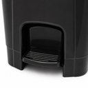 Ver imagem 6 de Lixeira com Pedal Nitron 16L Plástico Abertura por Pedal Preto