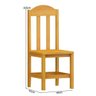 Mesa com 8 Cadeiras de Madeira Maciça 220x88 Safira Cerejeira - 3