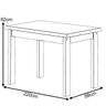 Mesa com 8 Cadeiras de Madeira Maciça 220x88 Safira Cerejeira - 4
