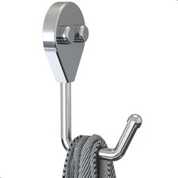Cabide Gancho para Toalha de Parede Cromado F.arm - 4