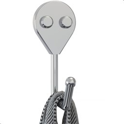 Cabide Gancho para Toalha de Parede Cromado F.arm - 1