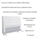 Ver imagem 2 de Cabeceira King Ana 195 Cm Cama Box Ana Corino Marrom - Fm