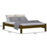 Cama Queen Size Turca de Madeira Maciça Reforçada Imbuia - 2