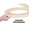 Assento Oval Almofadado Linea Light Plus Areia - 2