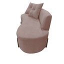 Ver imagem 3 de Namoradeira Sofá Feijão Luna Orgânica Suede Capuccino