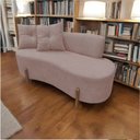 Ver mais imagens de Namoradeira Sofá Feijão Luna Orgânica Suede Capuccino