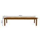 Ver imagem 3 de Mesa de Jantar Retangular 5m Rústica em Madeira Maciça Demolição