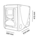 Ver imagem 3 de Caixa Térmica de Praia Bebidas 32l 5 em 1 Azul Arqplast