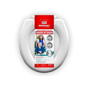 Assento Sanitário para Cadeira de Banho Fechado Oval