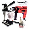 Kit Suporte Bancada E Furadeira 500w 127V Reforçado + Brindes - 1