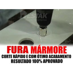 Kit Broca Serra Copo Diamantada 6Mm à 50Mm Porcelanato Vidro Cerâmica - 4 Kit Broca Serra Copo Diamantada 6Mm à 50Mm Porcelanato Vidro Cerâmica - 4