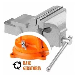 Torno Morsa De Bancada 5 Giratória Sparta 125mm + Luva - 4