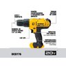 Furadeira Parafusadeira De Impacto 1/2 Bateria 20v Dewalt + Bolsa 32 Bolsos - 7