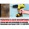Furadeira Parafusadeira De Impacto 1/2 Bateria 20v Dewalt + Bolsa 32 Bolsos - 4