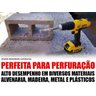 Furadeira Parafusadeira De Impacto 1/2 Bateria 20v DeWalt + 40 Brocas + 40 Pçs - 3