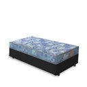 Ver imagem 1 de Cama Box Solteiro Preta + Colchão de Espuma D20 Gazin Supreme 88x188x37cm