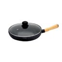 Ver imagem 1 de Frigideira de Ferro Fundido com Tampa de Vidro 24cm Belmar