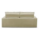 Ver mais imagens de Sofá Retrátil e Reclinável 3 lugares com Molas 1,80m Alana Suede Bege Madelina