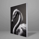 Ver imagem 3 de Quadro Decorativo Bw Flamingo Relevo