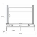 Ver imagem 4 de Home Suspenso Astor Cinamomo Off White com Aparador Fiero Off White - HB Móveis