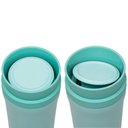 Ver imagem 2 de Copo Térmico Inox Tramontina 460ml Verde Bocal 360° Quente Frio Garrafa Café Bebida