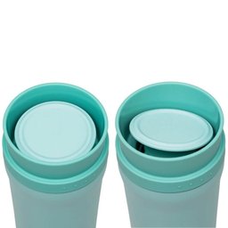 Copo Térmico Inox Tramontina 460ml Verde Bocal 360° Quente Frio Garrafa Café Bebida - 2