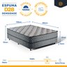 Cama Box Conjugada de Espuma Ortopédica Unique Casal 138cm - 4