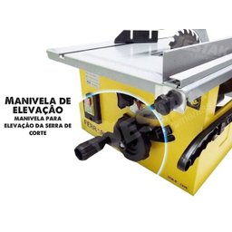 Serra Circular Bancada Ferrari 8"Pol. Profissional 1200W 220V - 3