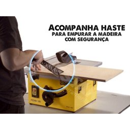 Serra Circular de Bancada Ferrari 1200W 8" Ajuste Até 45° 127V - 3