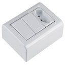 Ver imagem 3 de Interruptor Lizflex 2 Simples + Tomada 10a Tramontina