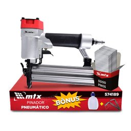 Pinador Pneumático Para Pinos De 10 A 50mm Mtx + 1000 Pinos - 1