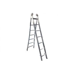 Escada Extensiva 7 Degraus Trava Resistente Alumínio 3,8M - 1