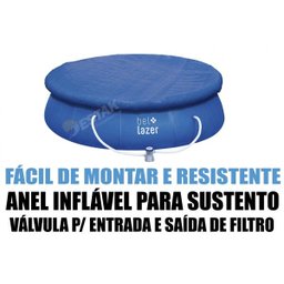 Piscina Inflável 11000 Litros + Bomba de Filtragem 220v + Bomba de Ar - 3