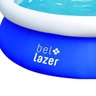 Piscina Inflável Redonda Azul 2500 Litros + Bomba de Ar Elétrica - 3