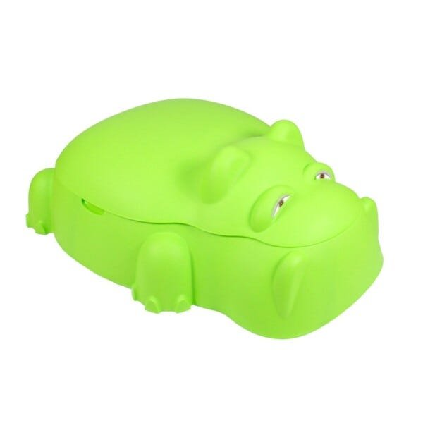 Piscina Infantil Hipopótamo Com Tampa Roxo/verde Até 30kg Belfix - 6