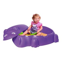 Piscina Infantil Hipopótamo Com Tampa Roxo/verde Até 30kg Belfix - 1