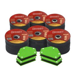 50 Disco De Corte Atacado 4 1/2 Aço/inox 115mm + Bônus - 1