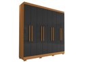 Ver imagem 1 de Guarda-Roupa Dubai 8 Portas 4 Gavetas Internas