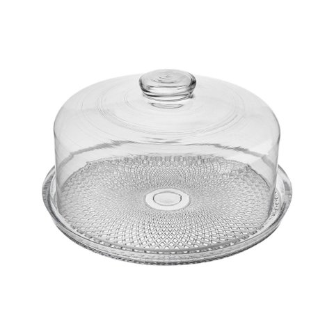 Boleira de Vidro com Tampa Vitazza