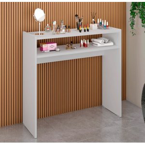 Mesa Aparador Buffet Escrivaninha para Escritório Rack com Prateleira Mark Flex Collor
